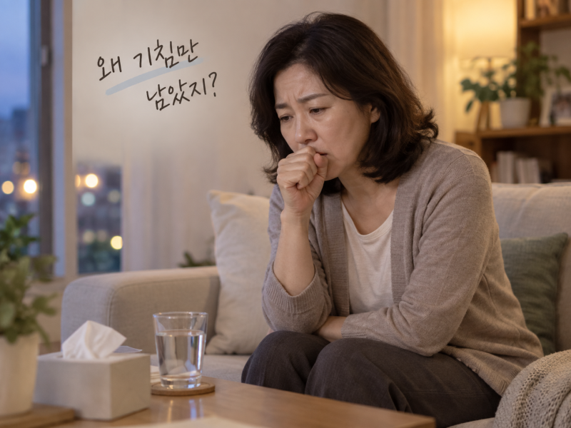 기침 2주째, 감기일 수도 있다는데 독감·알레르기는 뭐가 다를까?