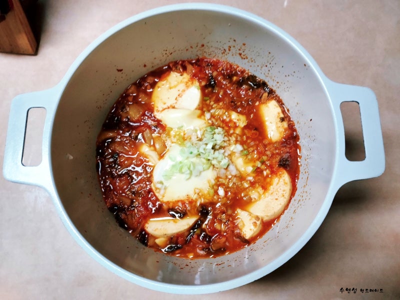 편스토랑 야노 시호 고추참치 순두부찌개 만들기