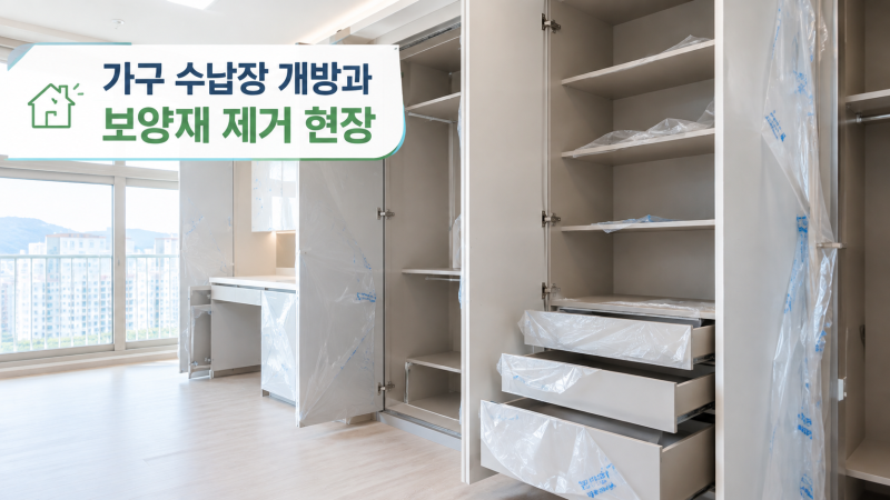 신축아파트 입주 한달 전, 베이크아웃 준비 가이드