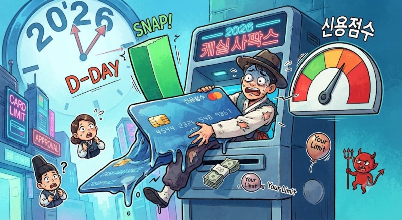 현금서비스 받으면 카드한도 줄어들까? 2026년 승인 한도와 신용점수가 갈리는 기준