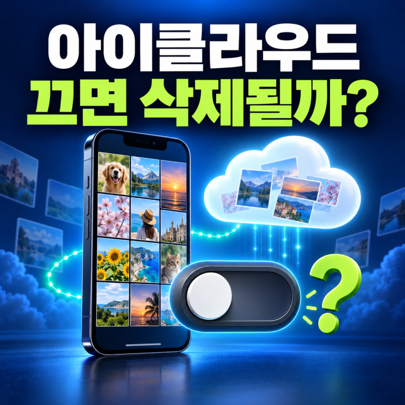 아이클라우드 사진을 끄면 아이폰에서도 삭제될까｜원본 다운로드·동기화 해제 방법