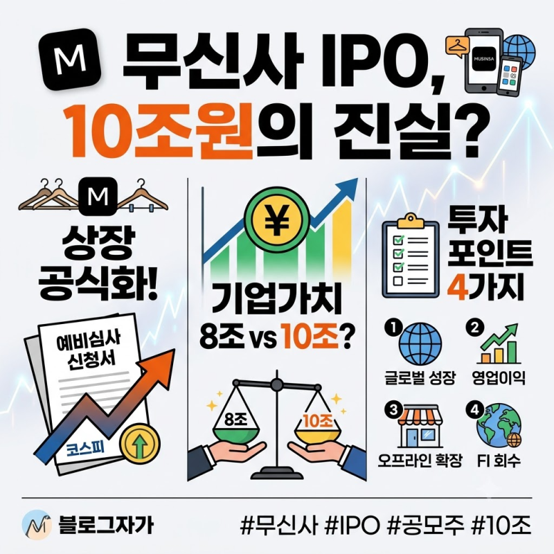 무신사 IPO 드디어 시작…10조 기업가치 가능할까? 공모주 투자자들이 주목하는 이유