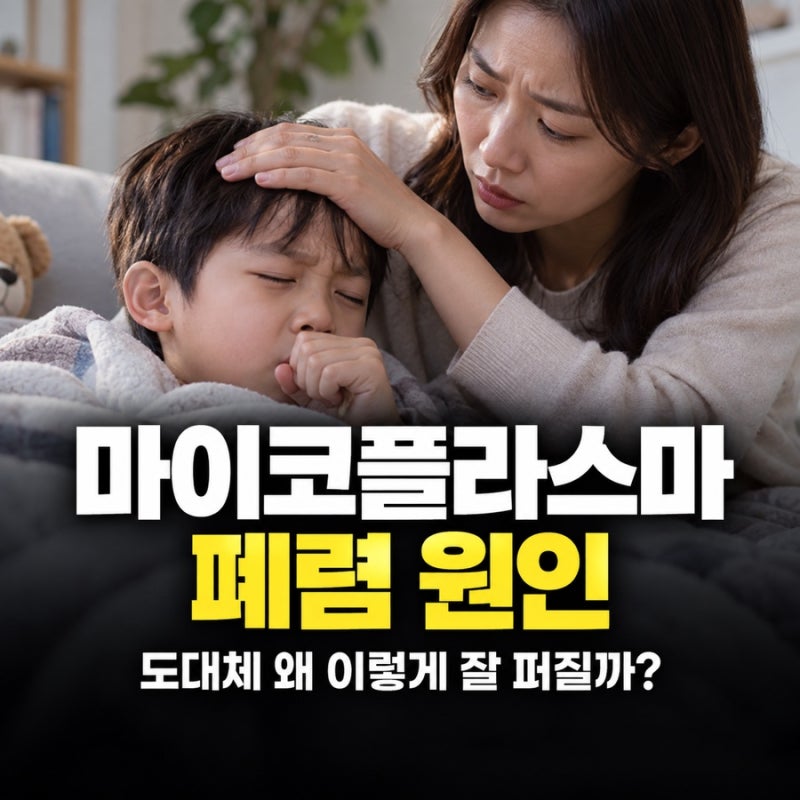 마이코플라스마 폐렴 원인, 가족·학교에서 유독 잘 퍼지는 이유
