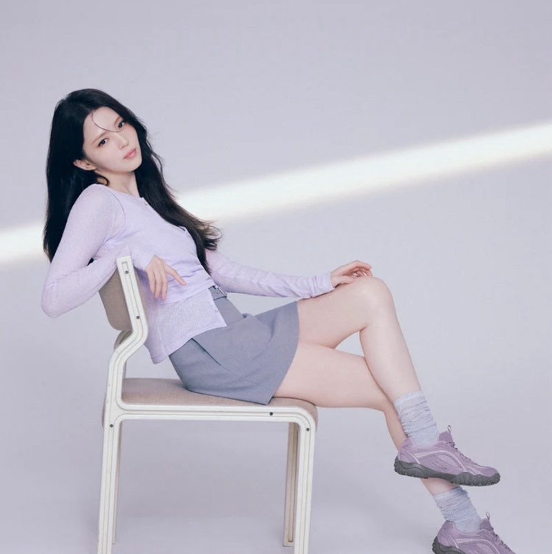 휠라 에샤페 LX 퍼플 기대리뷰! 무신사 화보 속 차정원 한소희 운동화 코디 조합 추천