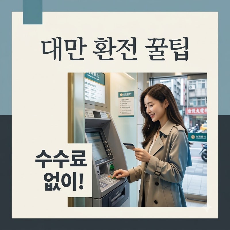 대만 여행 환전 방법, 수수료 0원 ATM 출금부터 트래블카드 활용까지!