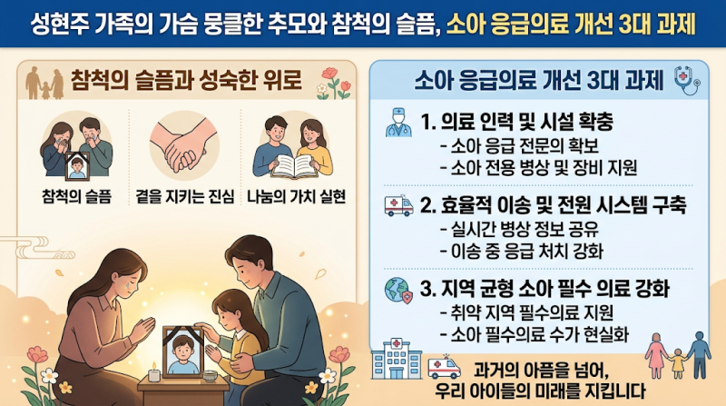 개그우먼 성현주, 둘째 딸과 첫째 아들 납골당 찾은 이유: 참척(慘慽)의 슬픔과 소아 필수의....