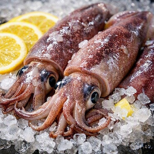 9월제철 오징어 효능과 칼로리 - 야들야들 1분 오징어 숙회 레시피
