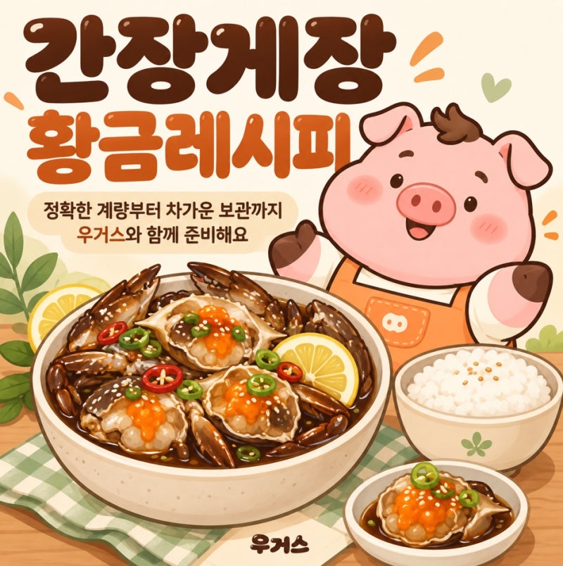 간장게장 황금레시피 실패를 줄이는 계량과 손질 순서
