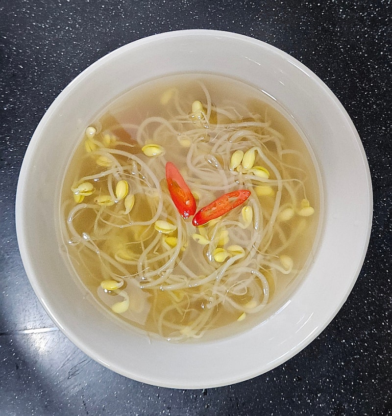 맑고 매콤한 콩나물국 끓이기 콩나물 활용요리