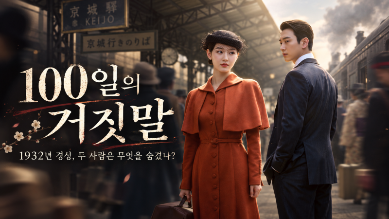 100일의 거짓말 첫방송 언제?｜김유정·박진영 인물관계와 1932년 경성