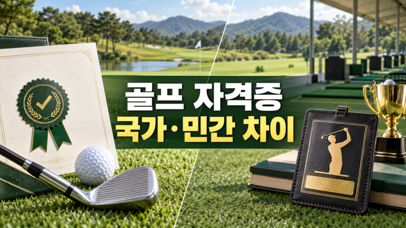 골프 자격증 종류 국가자격·민간자격 차이와 취득 방법 총정리