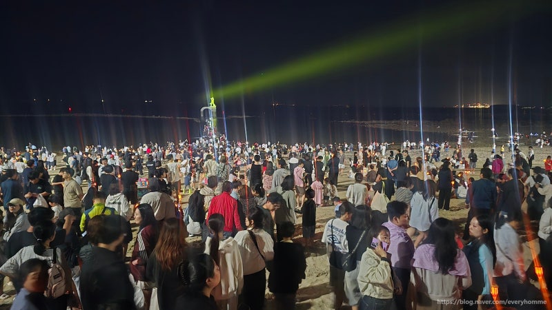 무창포 해수욕장 대하·횃불 축제 1박2일 후기