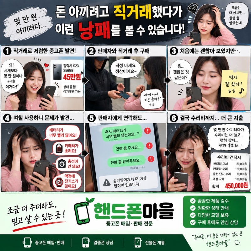 강동 하남 송파 둔촌동 성내동 중고폰 살때 팔때는 중고폰 전문매장 핸드폰마을