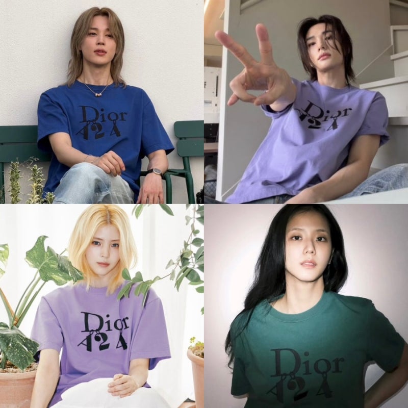 BTS 지민, 스키즈 현진, 한소희, 지수가 착용한 디올 A24 티셔츠 가격은?