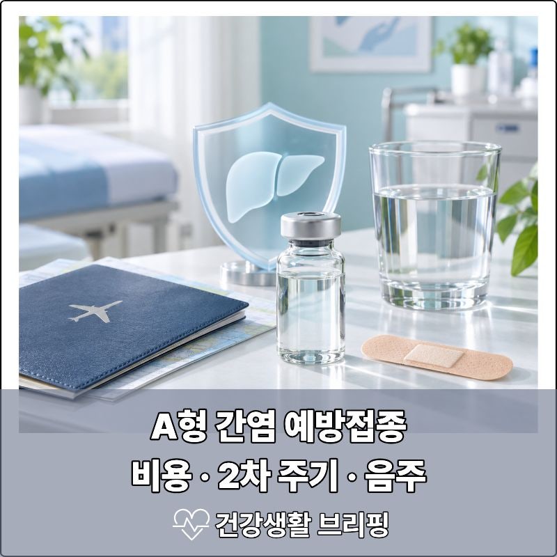 A형간염 예방접종 성인도 필요할까? 비용·2차 주기와 접종 후 음주
