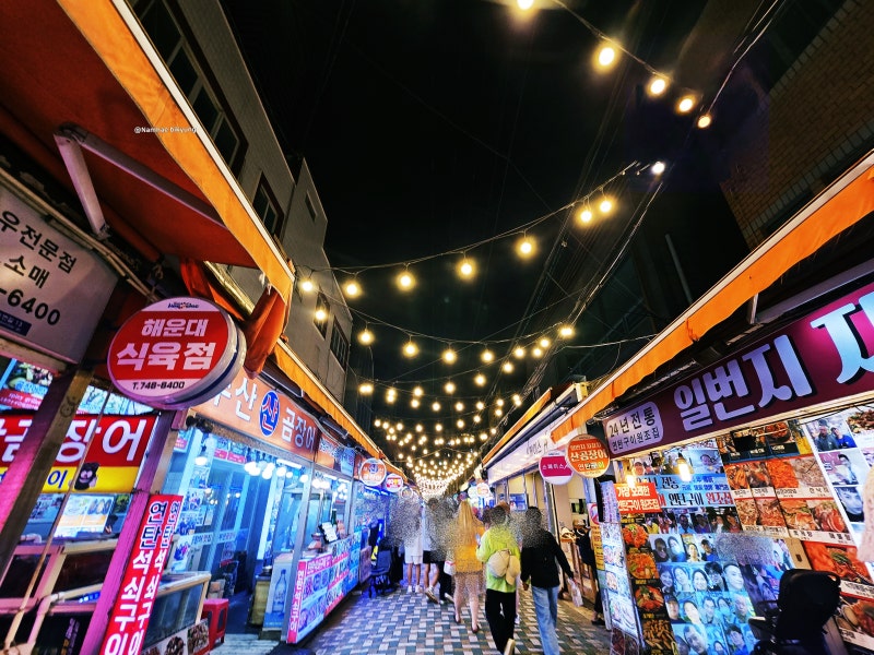 해운대 가볼만한곳 전통시장 야시장 부산 시장, 안 가면 섭섭한 필수 먹거리 리스트