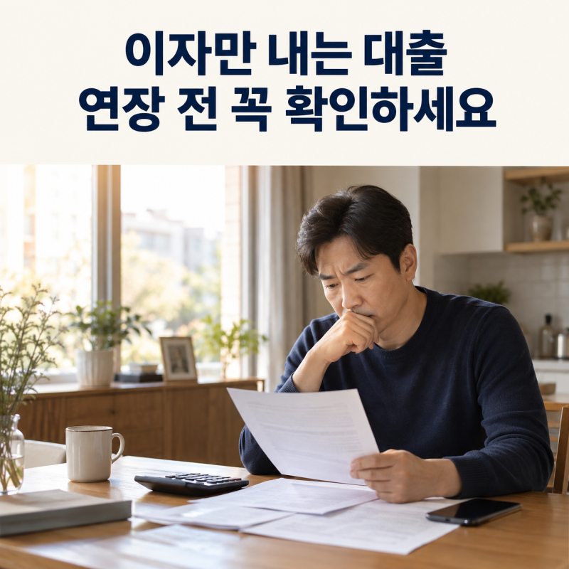 이자만 내던 대출 만기, 원금 일부를 갚으라고 한다면?