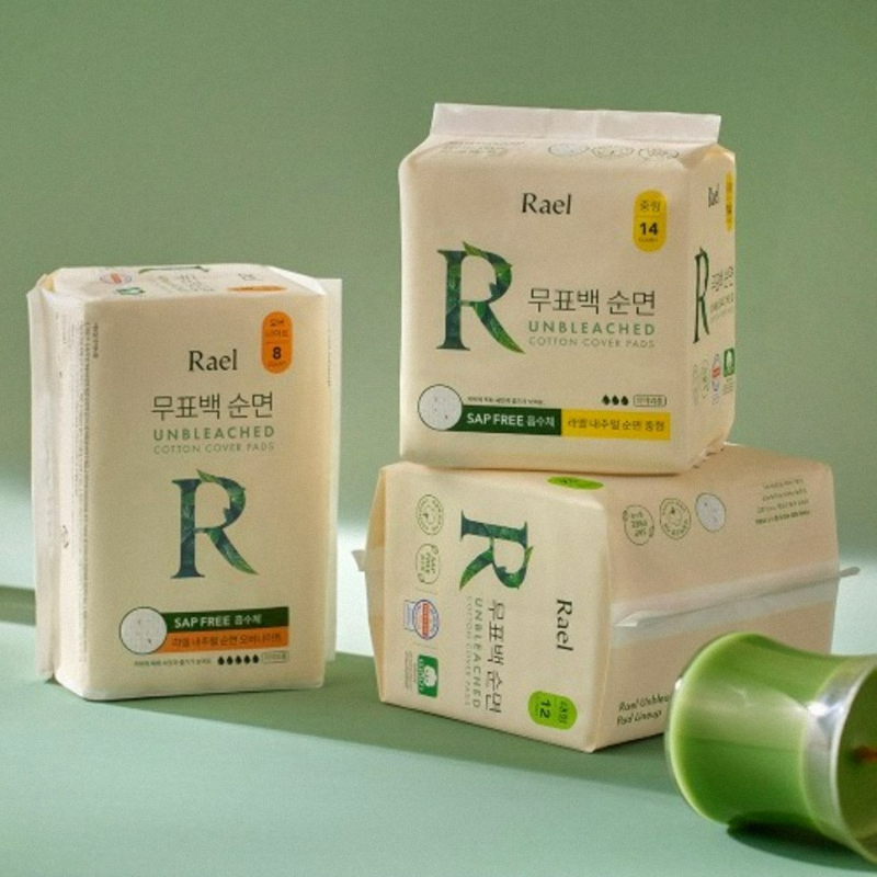 무표백 순면 생리대 중형 실사용 후기 정착기
