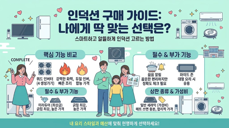 LG인덕션 품번 해석법과 가성비 모델 추천(ai 양산글 아님)