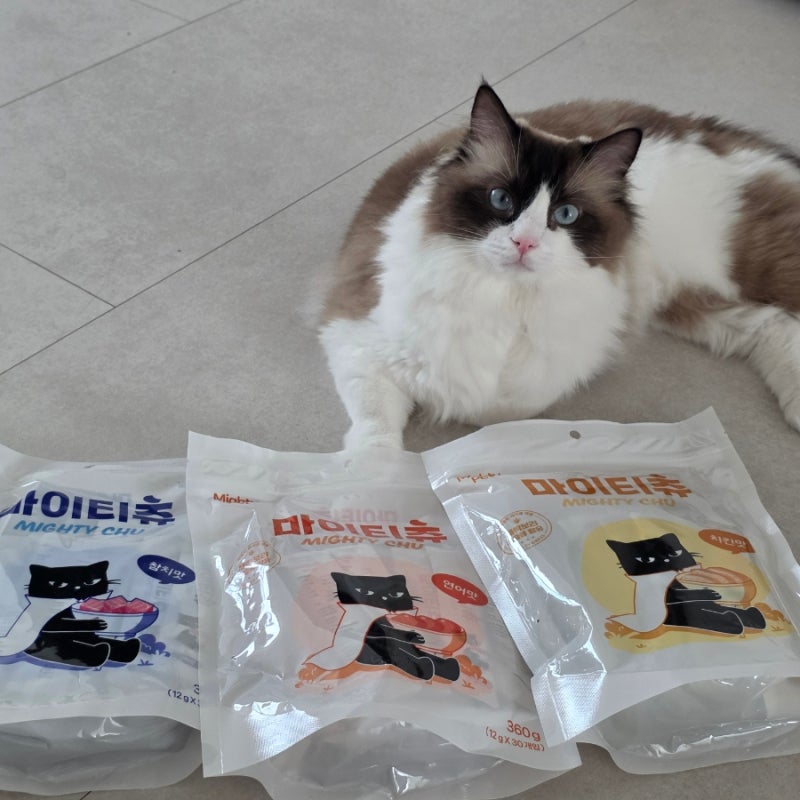 마이티펫 마이티츄 짜먹는 고양이 간식 대용량츄르 연어맛 치킨맛 참치맛 추천