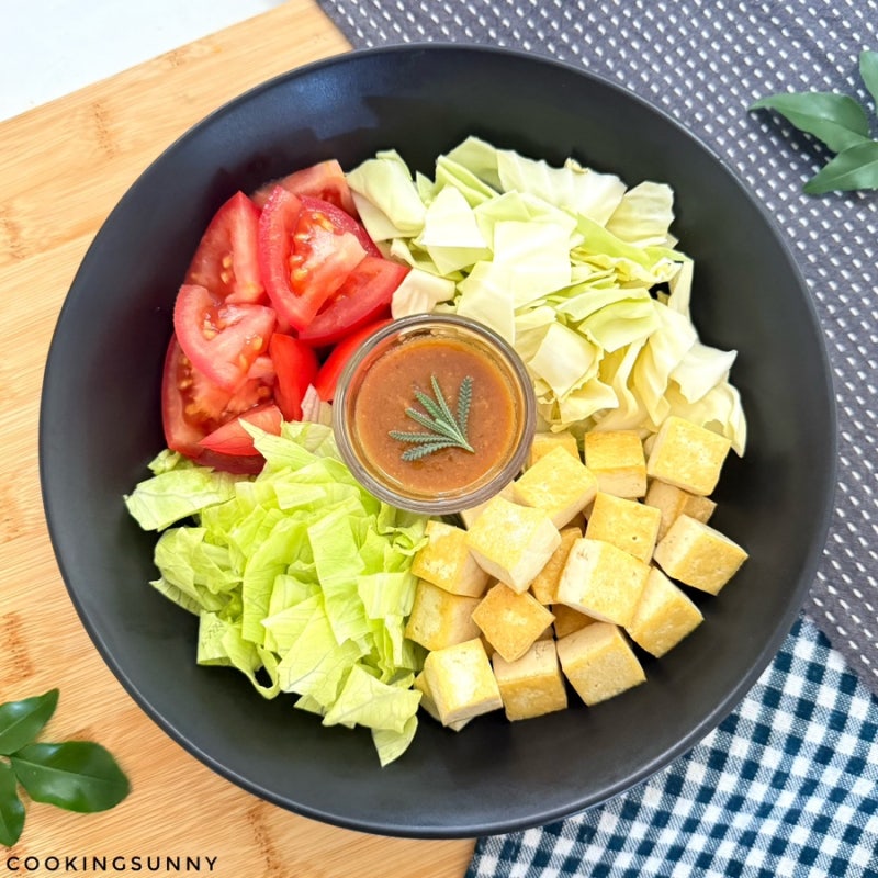 “두부가 이렇게 맛있었다고?” 살 안찌는 다이어트 땅콩버터 두부 샐러드