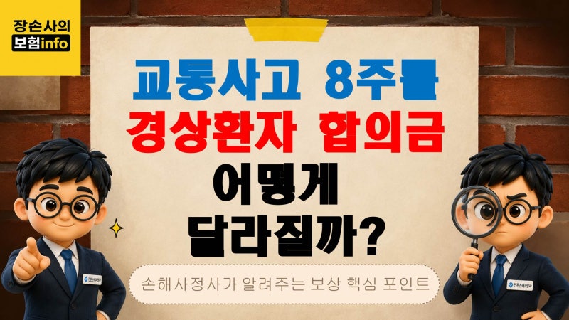 교통사고 8주룰 시행, 경상환자 합의금 어떻게 달라질까?[대구 / 경북 / 구미 / 안동 / 포항 / ....