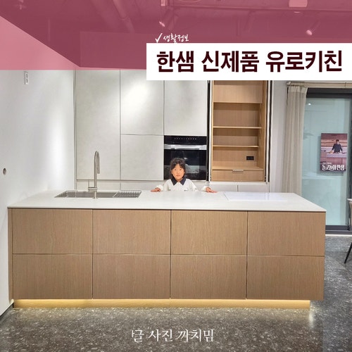 주방인테리어 한샘 유로키친 신제품, 대면형 아일랜드장 살펴본 유로500 젠