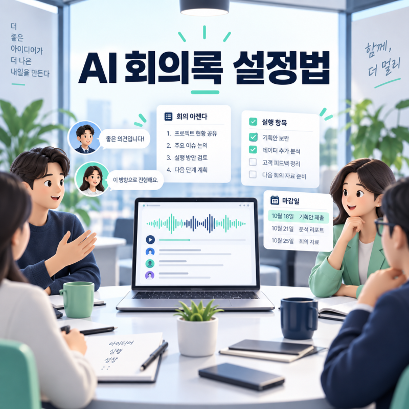 Notion AI 회의록 사용법｜녹음부터 담당자·마감일 정리까지