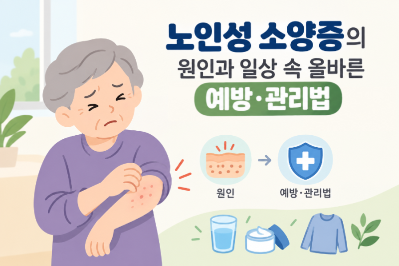 나이 들수록 메마르는 피부, 피부건조증 및 노인성 가려움증 증상과 치료 시기