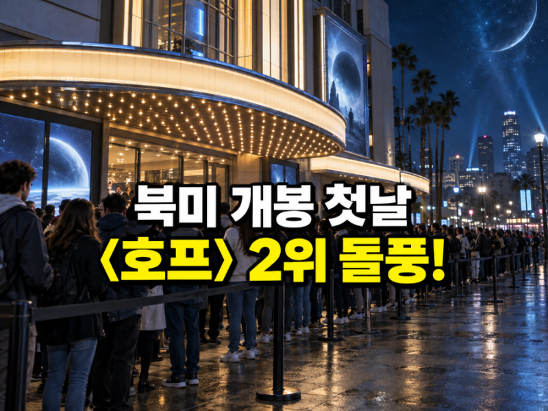 “북미에서도 통했다!” 영화 ‘호프’ 개봉 첫날 2위…첫날 수익이 무려