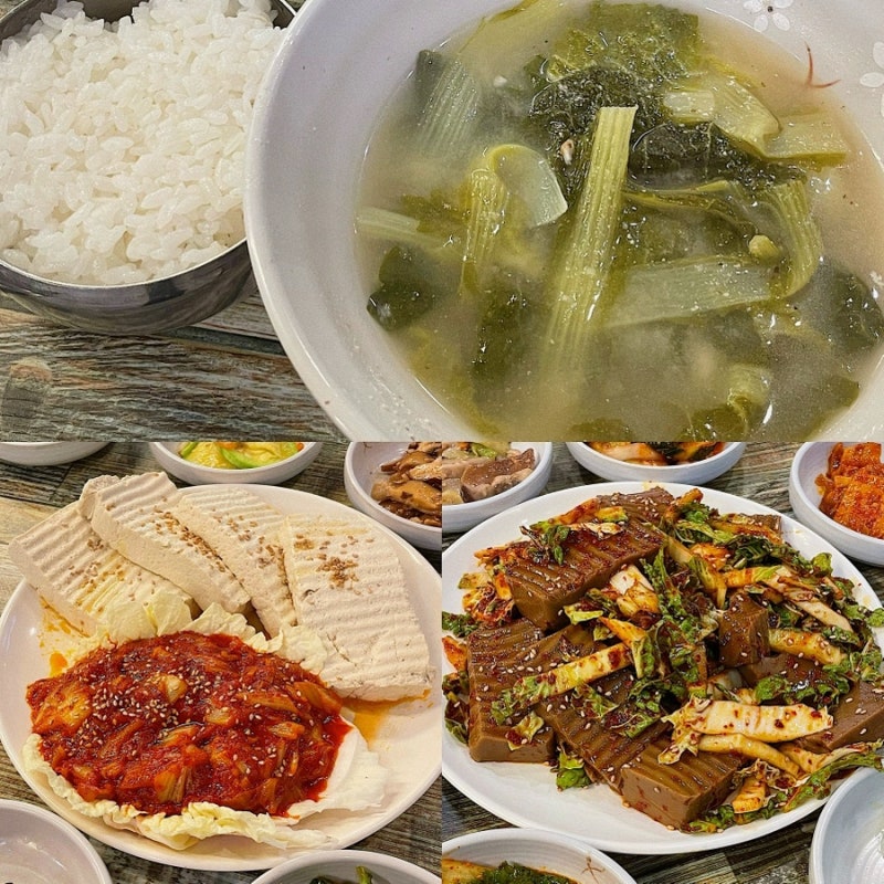 부산 서구 꽃마을 한정식 맛집, 구덕영토(두부김치 도토리묵 추천!)
