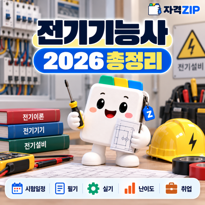 전기기능사 자격증 총정리｜시험일정·필기·실기·난이도·독학·취업