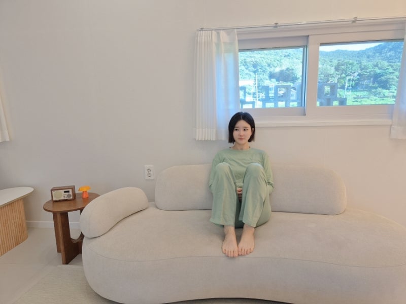여자잠옷세트 추천 부드러운 오가닉잠옷 싸이클린 긴팔파자마 착용 후기