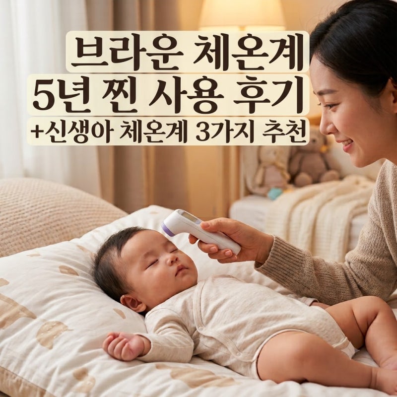 독감 유행 비상! 브라운체온계 5년 실제사용 후기 (신생아·어린이 체온계 3종 솔직 비교까지)