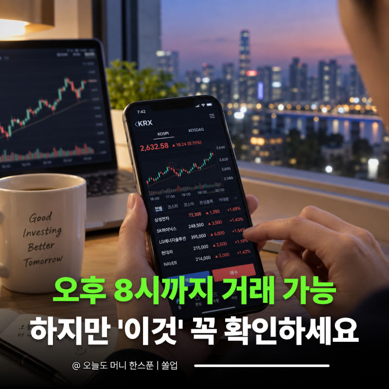 "수수료도 똑같나요?" KRX 애프터마켓·시간외단일가 결정적 차이는 "이것"