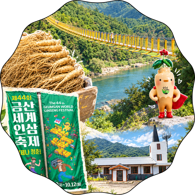 충남 금산 여행 금산세계인삼축제 가볼만한 곳 추천 월영산출렁다리 빠질 수 없지