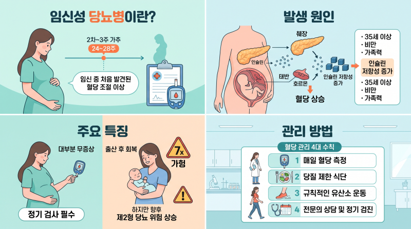 임신성 당뇨병이란, 원인과 특징
