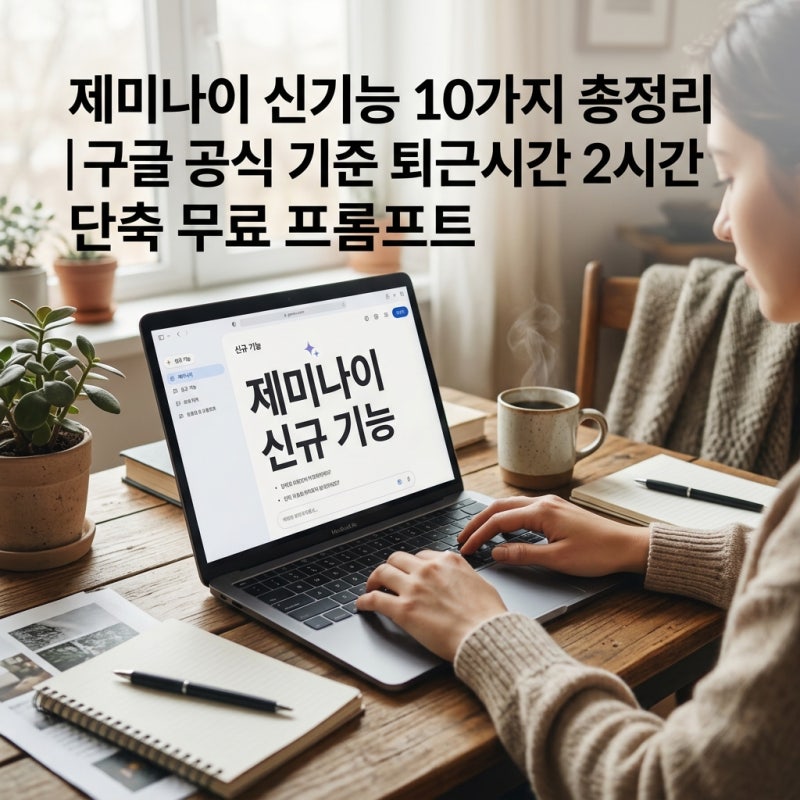 제미나이 신기능 10가지 총정리 | 퇴근 시간 2시간 앞당기는 구글 AI 실전 활용법