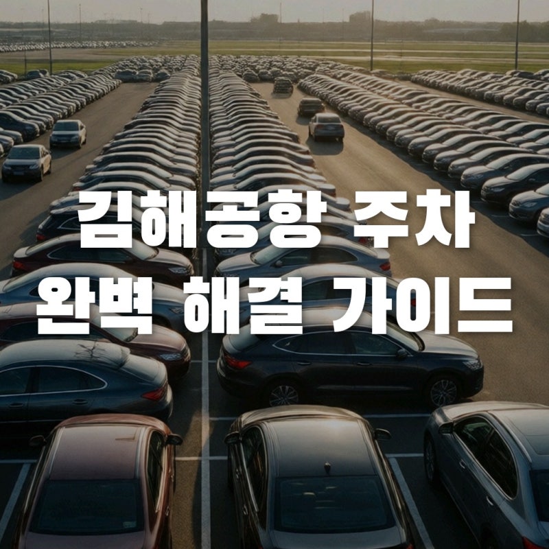 김해공항주차장예약 만차일 때 당황하지 않는 실전 대안 총정리