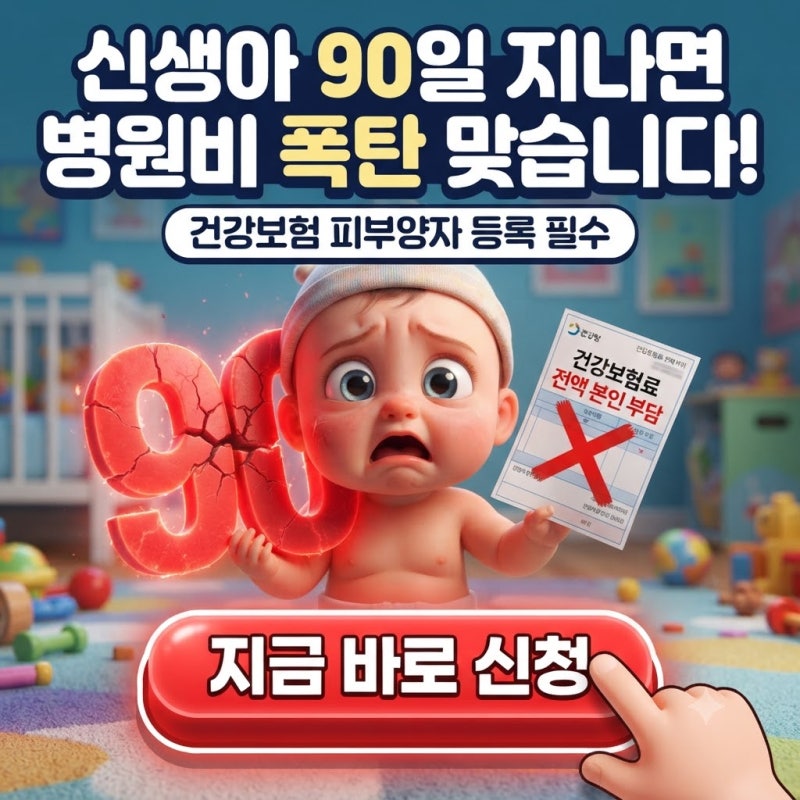 신생아 건강보험 피부양자 등록 기한