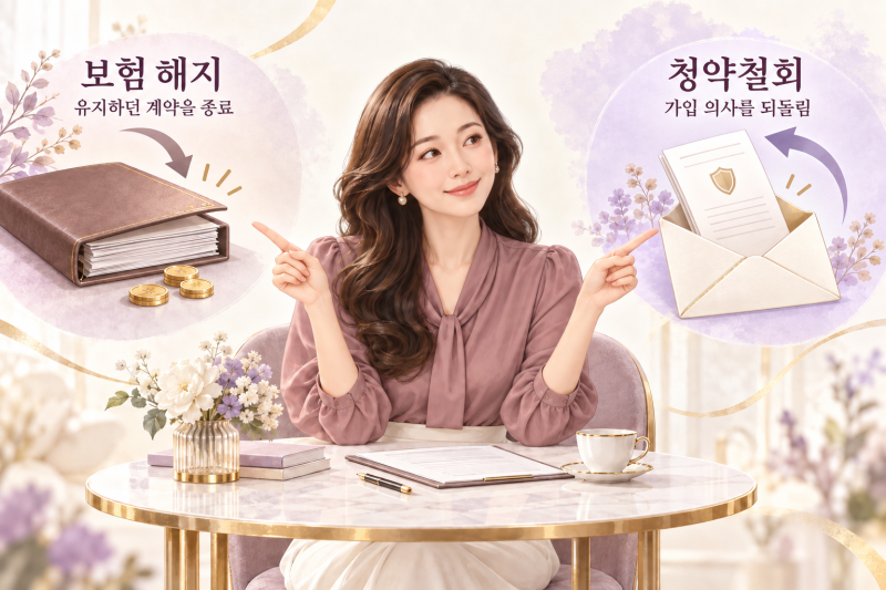 보험의 해지와 청약 철회는 어떻게 다를까?