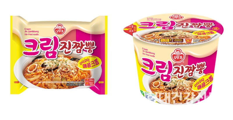 진짬뽕 불맛에 매콤함 더한 오뚜기, ‘크림진짬뽕’