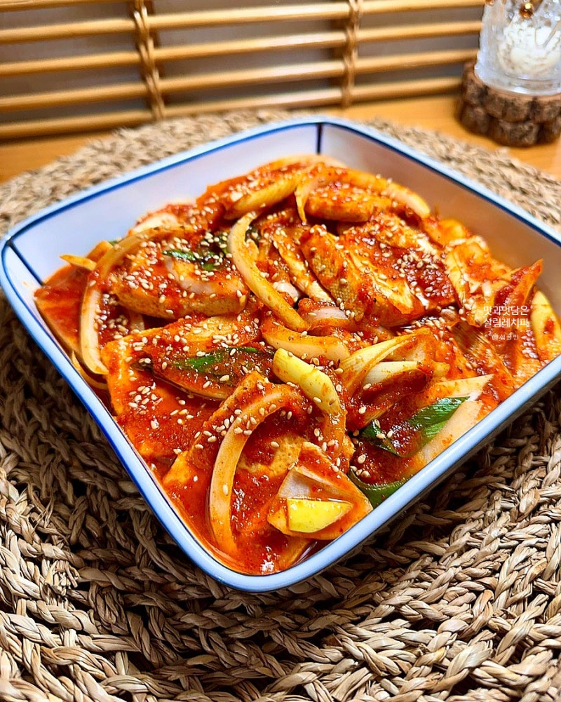 정호영 두부조림 레시피 매운 두부조림 양념장