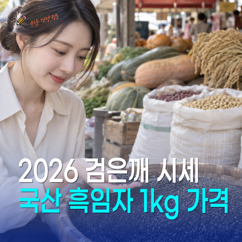 2026 검은깨 시세, 국산 흑임자 1kg 한 되 가격
