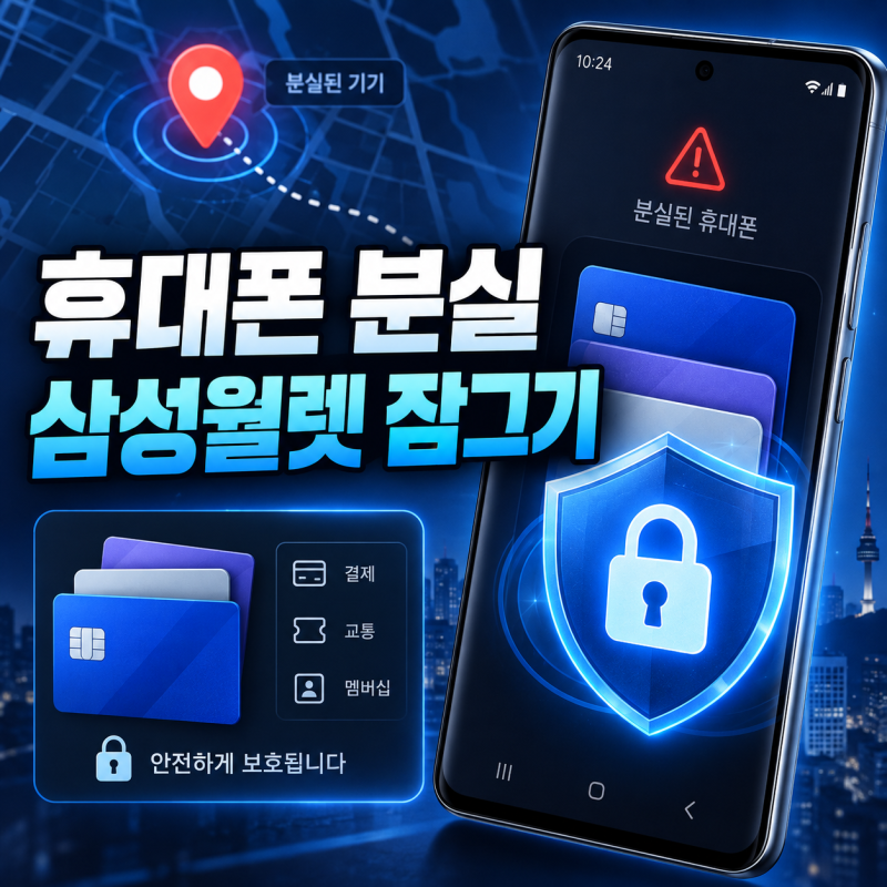 삼성페이 휴대폰을 잃어버렸다면? 삼성월렛 잠금과 카드 정지 순서