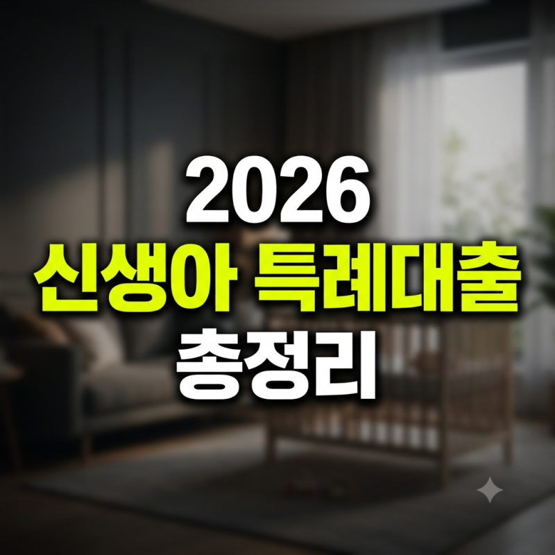 신생아 특례대출 조건 (+금리 한도 소득 기준 신청방법 총정리)