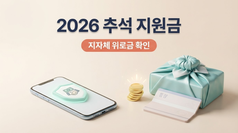 2026년 추석 지자체 명절 위로금 지원 대상 및 신청 방법 총정리