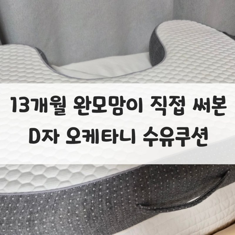 신생아 수유쿠션 추천｜13개월 완모를 도와준 D자 오케타니 수유쿠션 내돈내산