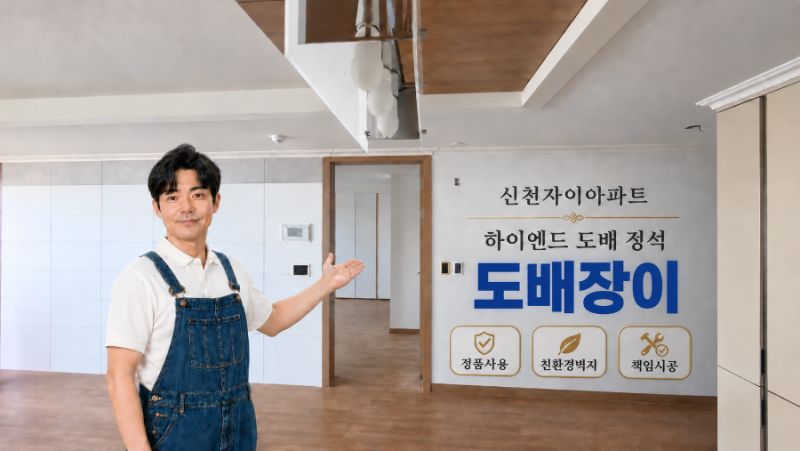대구 신천자이 아파트 도배 잘하는곳! 40평형전체 실크도배시공 후기