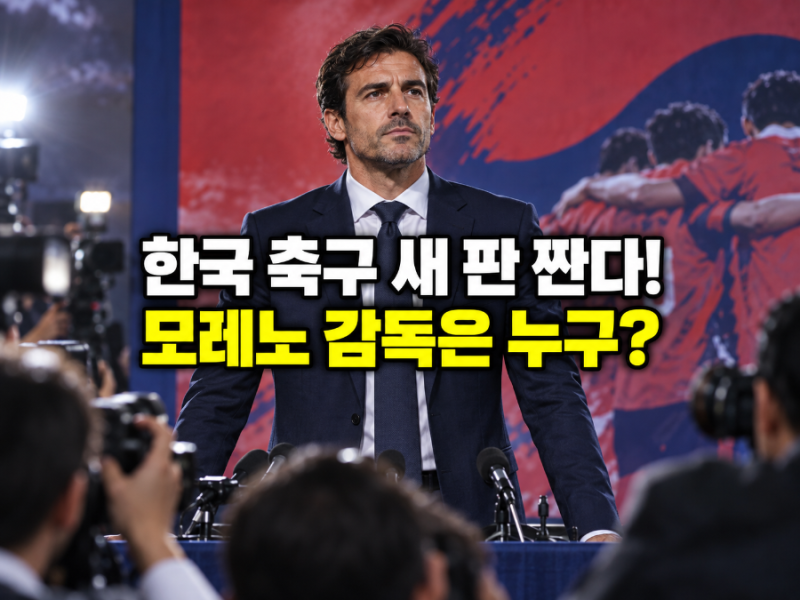 “한국 축구 새 판 짠다!” 모레노 감독은 누구? 6경기에 운명 걸렸다